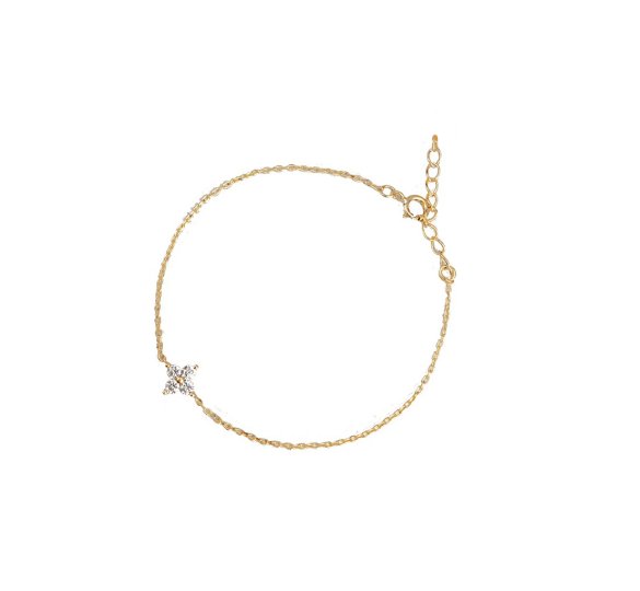 Bransoletka z kwiatkiem