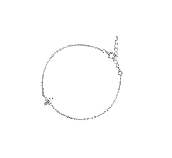 Bransoletka z kwiatkiem