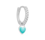 Candy heart turquoise