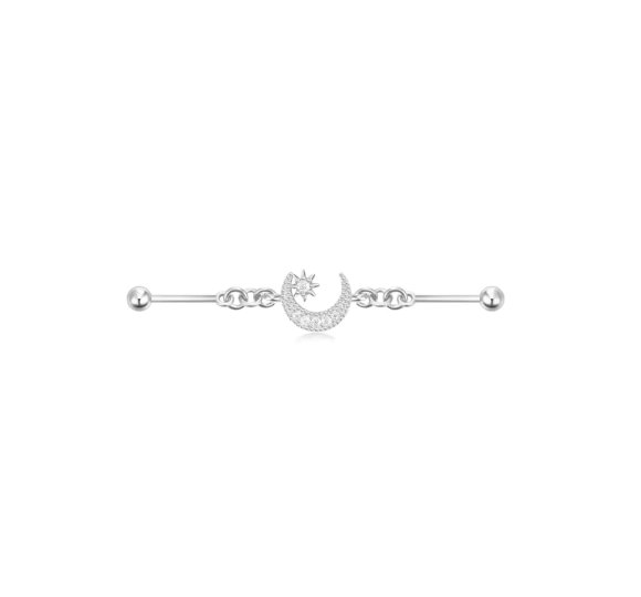 Moon industrial piercing