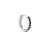 Black zircon hoop XS