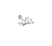 Leaf marquise piercing