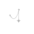 Starlight chain earrings