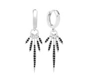 Black Indiana earrings