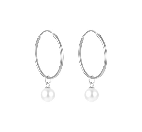 Pearl hoops