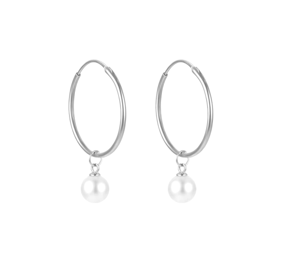 Pearl hoops