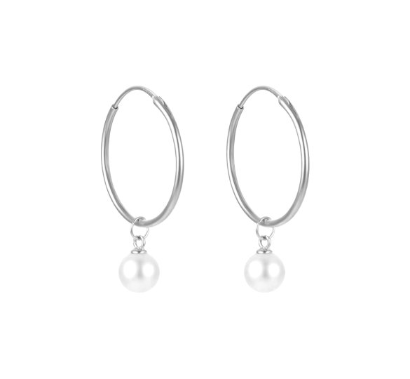 Pearl hoops