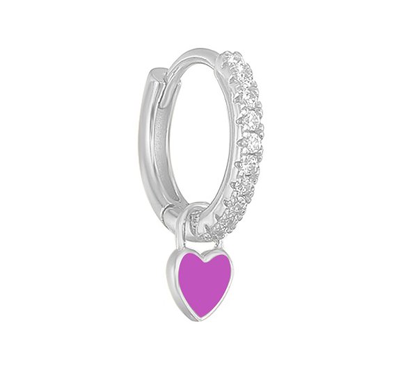 Candy heart purple