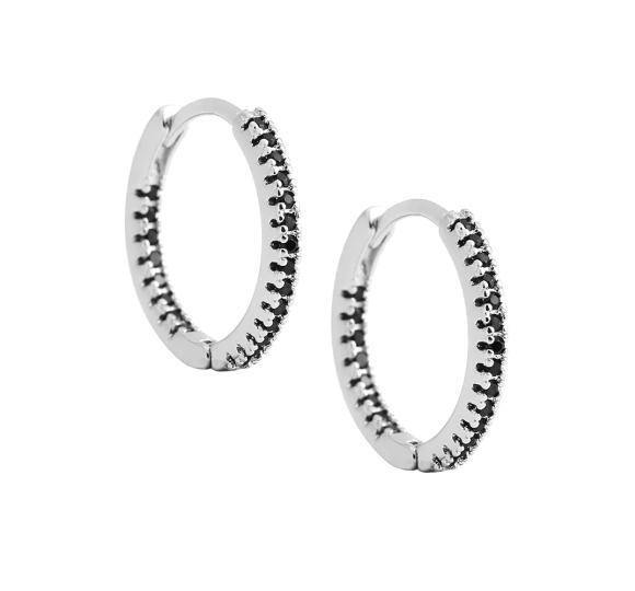 Infinity hoop black 