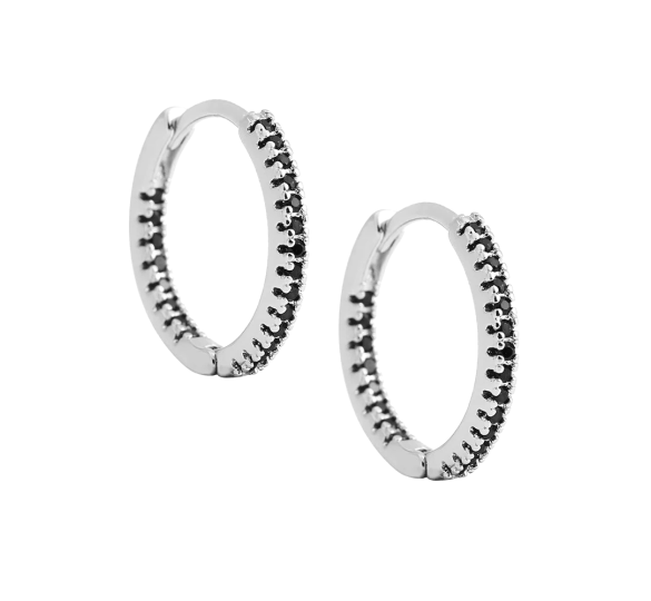 Infinity hoop black 