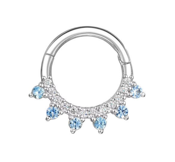 Blue shine piercing 