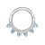 Blue shine piercing 
