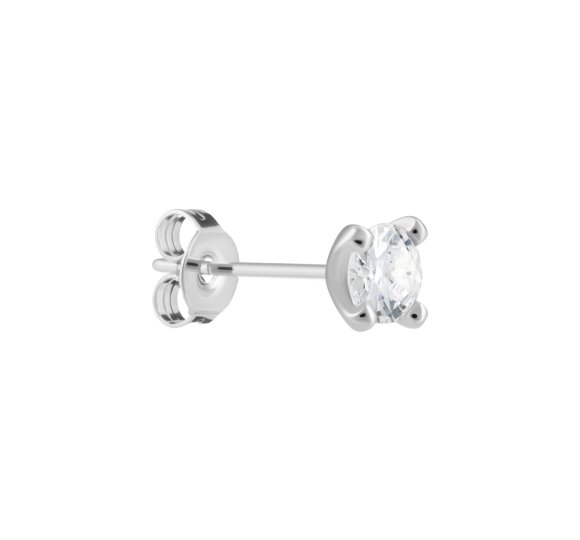 Diamond dot stud L