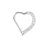 Heart piercing Left