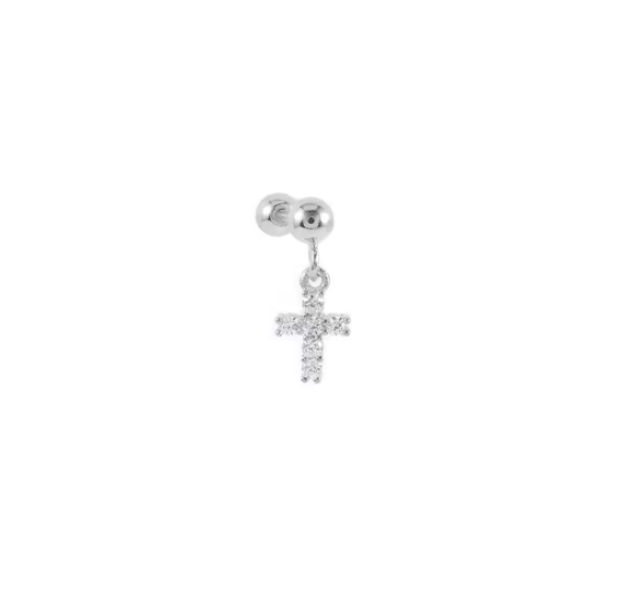 Cross helix piercing 