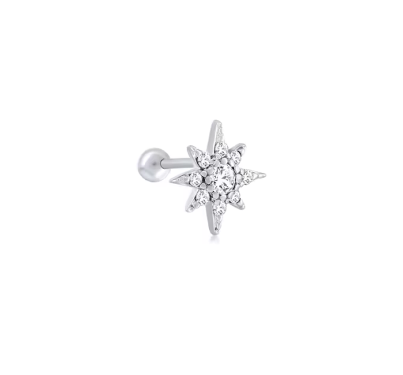 Polar shiny star piercing