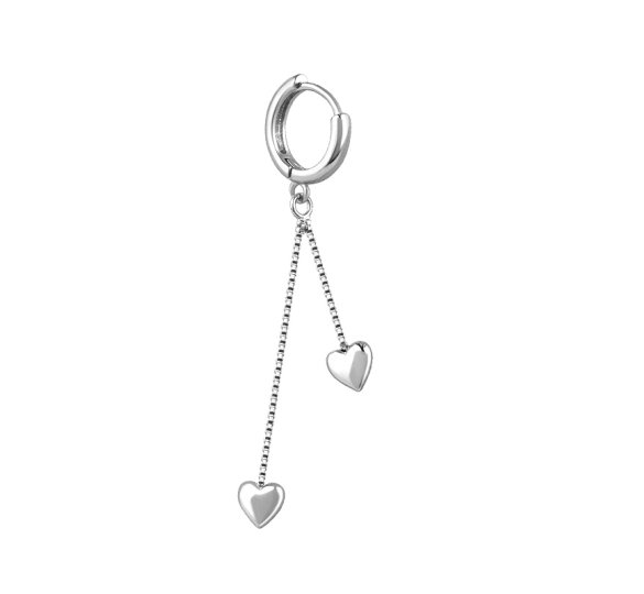 Amore hoop earrings