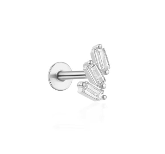 Trippel square piercing