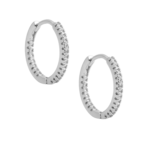 Infinity hoop white