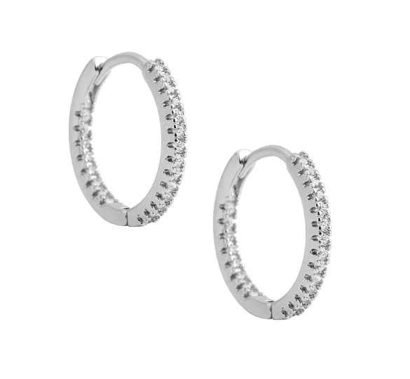 Infinity hoop white