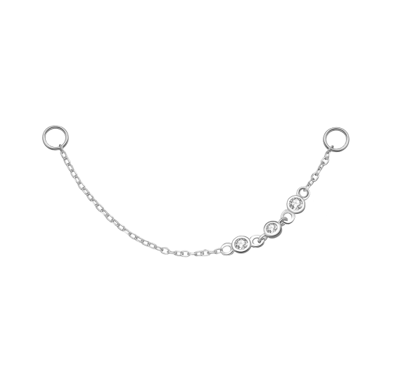 Zirconia connector chain