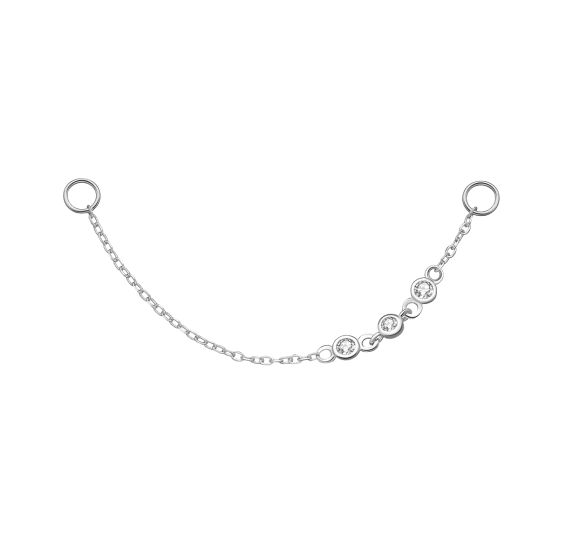 Zirconia connector chain