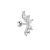 Leaf marquise piercing
