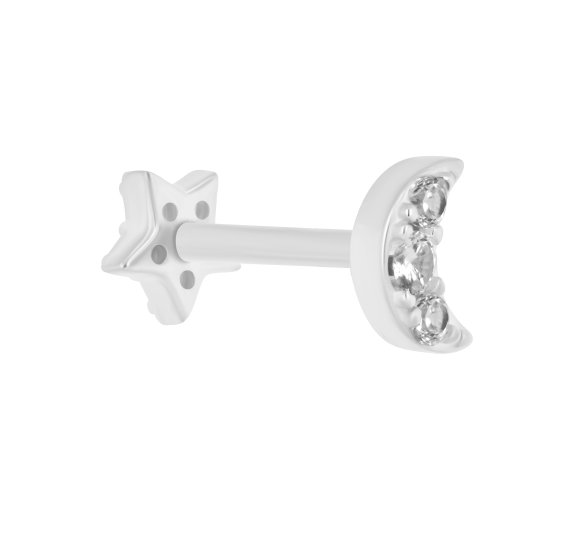 Reversible star moon piercing