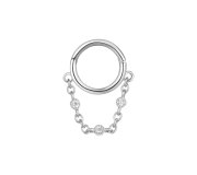 Helix hoop with chain