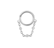 Helix hoop with chain