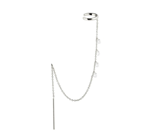 Chain cuff earring