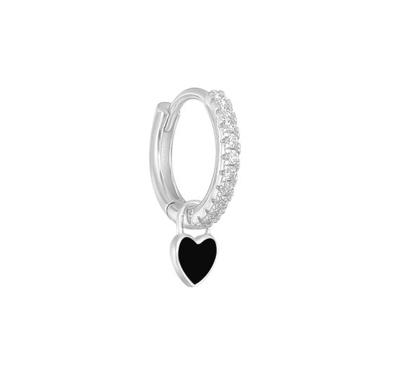 Candy heart black