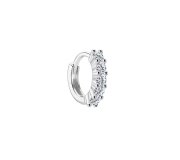 Tiny Crystal Huggie – mini kolczyk kółko