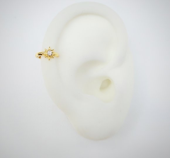 Starburst Helix – mini kolczyk kółko 
