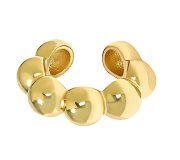 Nausznica Side - pozłacana nausznica bąbelkowa