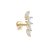 Crystals leaf piercing