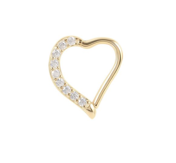 Heart piercing Right