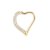 Heart piercing Right