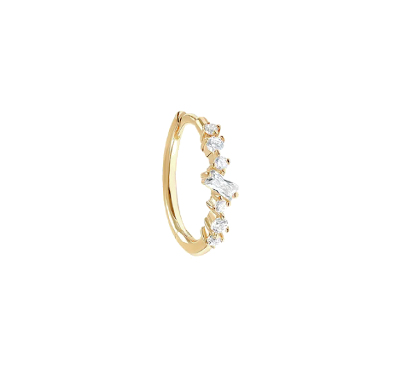 Baguette conch hoop 