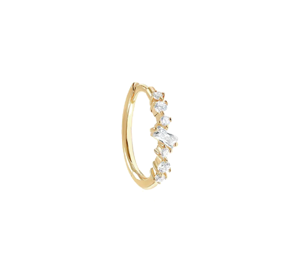 Baguette conch hoop 