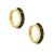 Miracle black hoops