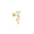 Flower marquise piercing