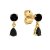 Black diamond stud