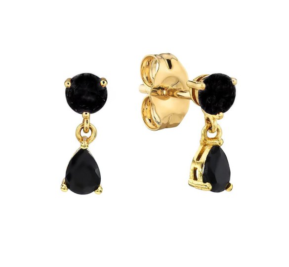 Black diamond stud