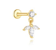 White bloom drop labret