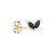 Palm stud black