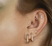 Reversible marquise piercing