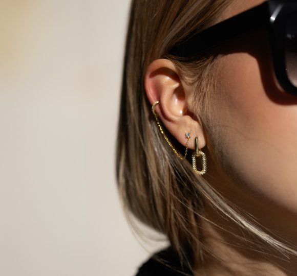 Rectangle Link Hoops