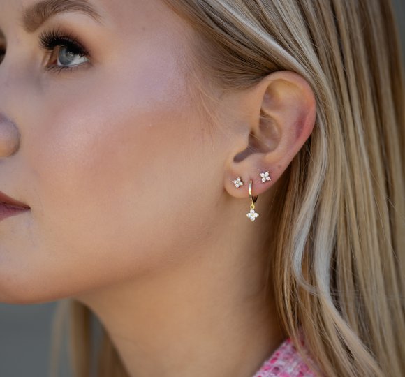 Flower daisy stud L
