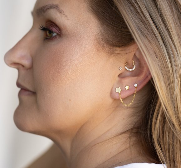 Heart piercing Left